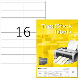 Αυτοκόλλητες Ετικέτες Topstick 105x35mm No 8759