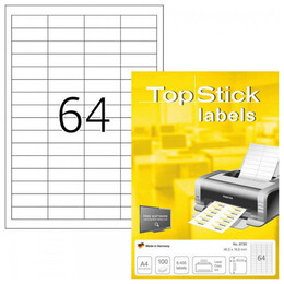 Αυτοκόλλητες Ετικέτες Topstick 48.3x16.9mm No 8730