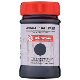 Χρώμα Κιμωλίας Art Creation Royal Talens Vintage Chalk Paint 100ml Elegant Black 7001