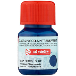 Χρώμα Glass & Porcelain Transparent Art Creation Royal Talens 30ml Petrol Blue 5032