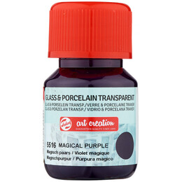 Χρώμα Glass & Porcelain Transparent Art Creation Royal Talens 30ml Magical Purple 5516