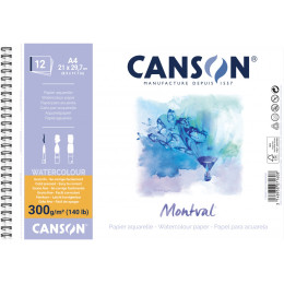 Μπλοκ Canson  Montval Aqua Cold 300gr Α4 12 Φύλλα