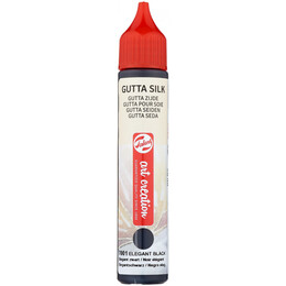 Χρώμα Gutta Silk Art Creation Royal Talens 28ml Elegant Black 7001