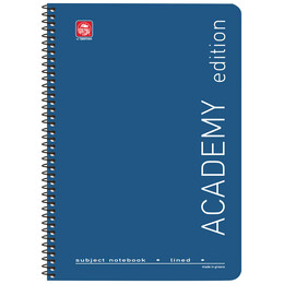 Τετράδιο Σπιράλ 5 Θεμ. Academy Β5 4525Α Μπλε