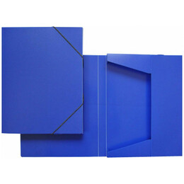 Κουτί Λάστιχο Πλαστικό 25x33x3cm Μπλε FR-840BLU