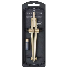 Διαβήτης Faber Castell Stream Χρυσός