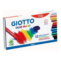 Λαδοπαστέλ Giotto Olio Maxi 12 Χρωμάτων 293000
