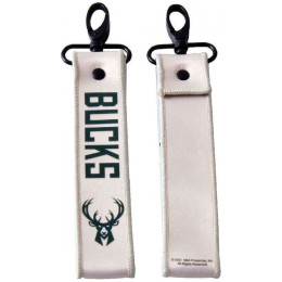 Μπρελόκ Back Me Up NBA Lanyard Keychain Milwaukee Bucks Cream 558-51515