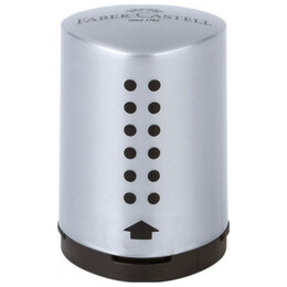 Ξύστρα Faber Castell Mini Grip Ασημί 183700