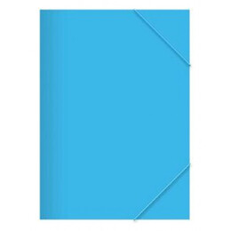 Ντοσιέ Λάστιχο Πλαστικό Typotrust A4 Pastel Μπλε