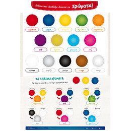 Βλέπω Και Διαβάζω Δυνατά Τα Χρώματα (αφίσα)