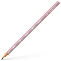 Μολύβι B Faber Castell Grip Sparkle Περλέ Ροζ 118234