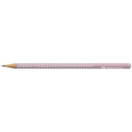 Μολύβι B Faber Castell Grip Sparkle Περλέ Ροζ 118234