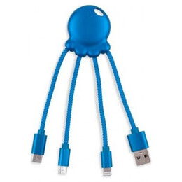 Καλώδιο Φόρτισης Xoopar Octopus Multi Usb Cable Blue