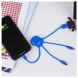 Καλώδιο Φόρτισης Xoopar Octopus Multi Usb Cable Blue