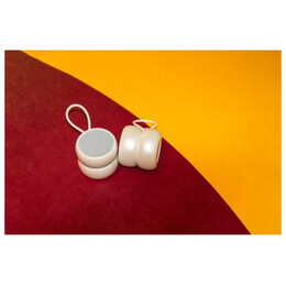 Φορητό Bluetooth Ηχείο Xoopar Yoyo Stereo Finger Speaker 6W & TWS Metallic Gold Set 2pcs