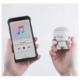 Φορητό Bluetooth Ηχείο Xoopar Mr Bio Speaker Mini Xboy Eco Friendly 3W TWS & Light White