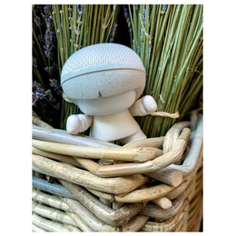 Φορητό Bluetooth Ηχείο Xoopar Mr Bio Speaker Mini Xboy Eco Friendly 3W TWS & Light White