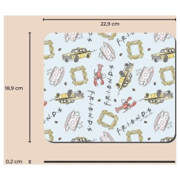 Mousepad Friends 011 WMPFRDS004 Blue