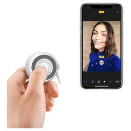 Φορητό Bluetooth Ηχείο Xoopar Yoyo Stereo Finger Speaker 6W & TWS Metallic White Set 2pcs