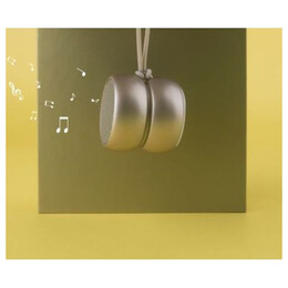Φορητό Bluetooth Ηχείο Xoopar Yoyo Finger Speaker 3W & TWS Metallic Gold