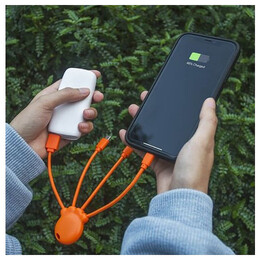 Καλώδιο Φόρτισης Xoopar Octopus Multi Usb Cable Orange