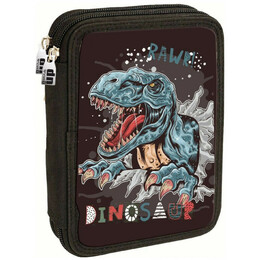 Κασετίνα Διπλή Back Me Up Dinosaur 357-05100
