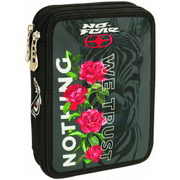 Κασετίνα Διπλή No Fear Rose Zebra 347-90100