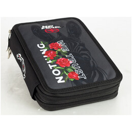 Κασετίνα Διπλή No Fear Rose Zebra 347-90100