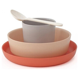 Σετ Φαγητού Πολύχρωμο Bamboo Ekobo Aki 4τμχ EKB71678