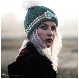 Σκούφος Unisex Με Pompom Harry Potter Slytherin 60135