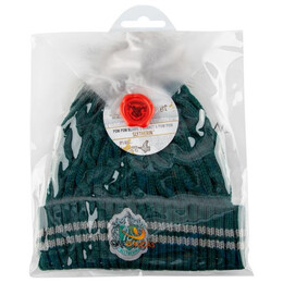 Σκούφος Unisex Με Pompom Harry Potter Slytherin 60135