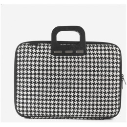 Τσάντα laptop 15.6" Bombata - Χαρτοφύλακας Pied De Poule Black E00842-4
