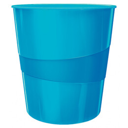 Καλάθι Αχρήστων Πλαστικό Leitz Wow 15L Μπλε 5278