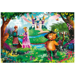 Παζλ 48τμχ Τα Τρία Γουρουνάκια - Ο Παπουτσωμένος Γάτος