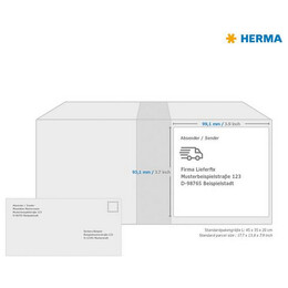 Ετικέτες Εξωτερικής Και Εξωτερικής Χρήσης Herma 97x42.3mm 25 Φύλλα 300 Ετικέτες No 4692