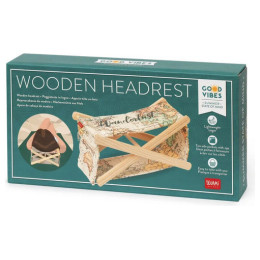 Ξύλινο Προσκέφαλο Legami Wooden Headrest Travel WHR0001