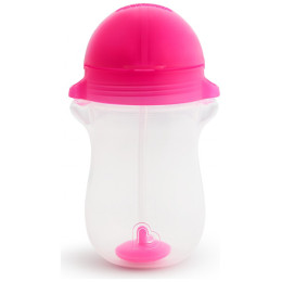 Κύπελλο με καλαμάκι Tip n Sip Tall Cup Munchkin 296ml Ροζ 12m+ 12462