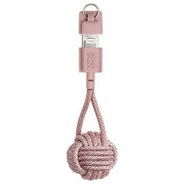Καλώδιο Μπρελοκ Native Union USB to Lightning 0,15m (Rose) KEY-L-ROS-NP