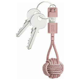 Καλώδιο Μπρελοκ Native Union USB to Lightning 0,15m (Rose) KEY-L-ROS-NP
