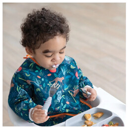 Bumkins Αδιάβροχη Σαλιάρα - Ποδιά με Μανίκια - Sleeved Bib Jungle - 331428