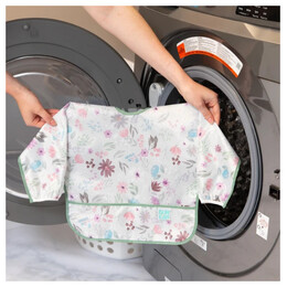 Bumkins Αδιάβροχη Σαλιάρα - Ποδιά με Μανίκια - Sleeved Bib Floral - 331429