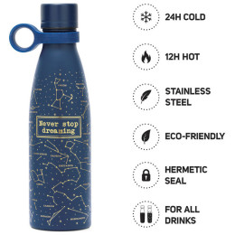 Ανοξείδωτο Μπουκάλι Legami - Stars 500ml SSB0011