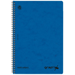 Τετράδιο Σπιράλ 3 Θεμάτων Graphix Β5 Μπλε 4553-18