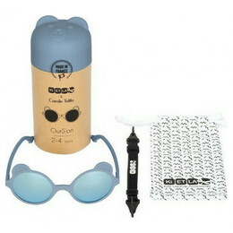 Γυαλιά Ηλίου KiETLA Ours'on 0-1 ετών Silver Blue OU1SUNSILVER