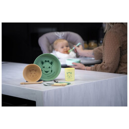 Σετ φαγητού από 100% σιλικόνη Sophie La Girafe S010001