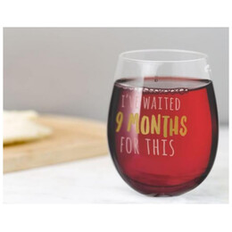 Ποτήρι κρασιού Pearhead ''I've waited 9 months for this'' PH-83073