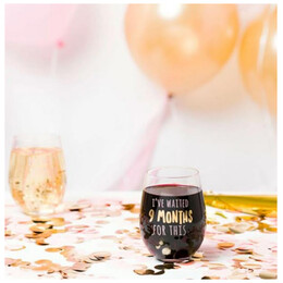 Ποτήρι κρασιού Pearhead ''I've waited 9 months for this'' PH-83073