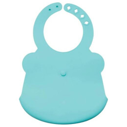 Σαλιάρα Σιλικόνης Με Τσέπη Tiny Twinkle 4+ μηνών - Mint Bear