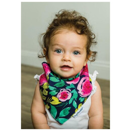 Σαλιάρα-Μπαντάνα Tiny Twinkle Peony 2 τμχ